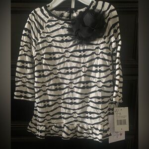 Pippa & Julie Black and White Kids Matching Set